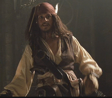 Johnny Depp as Captain Jack Sparrow