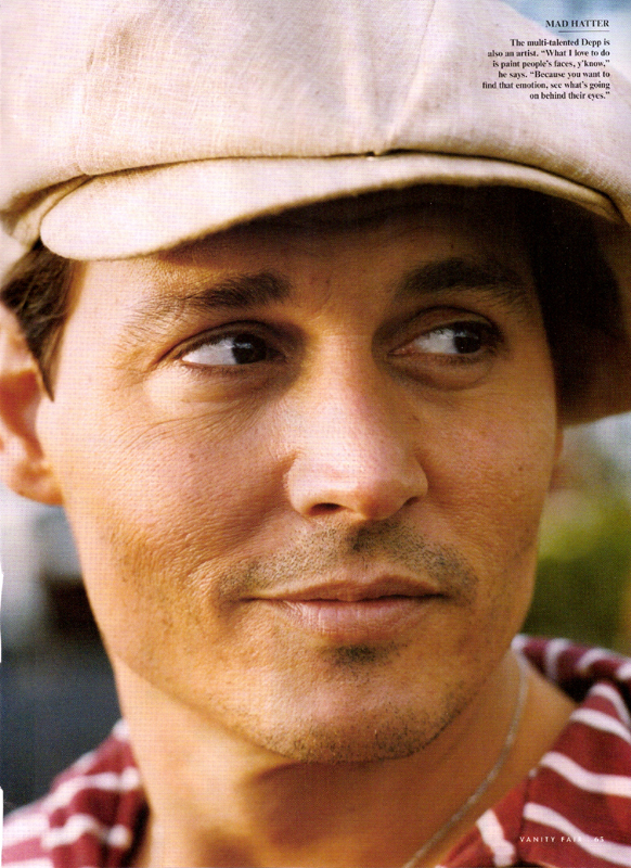 Johnny Depp Vanity Fair 2009. Johnny Depp page10